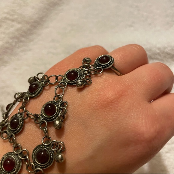 Indian style ring and bracelet - Picture 2 of 3